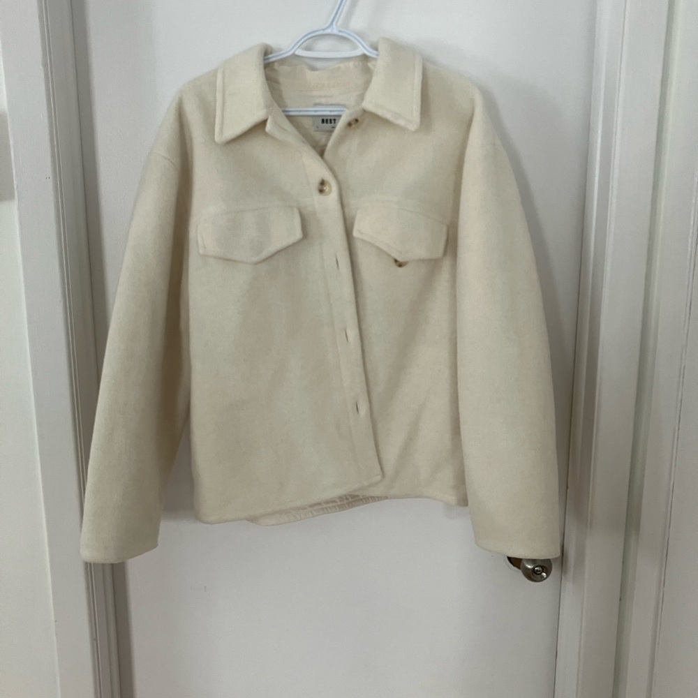 Sunday Best Cream Utility jacket